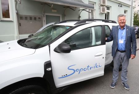 Župan za volanom Sopotnika  ETM 00 Foto Ljubo Vukelič